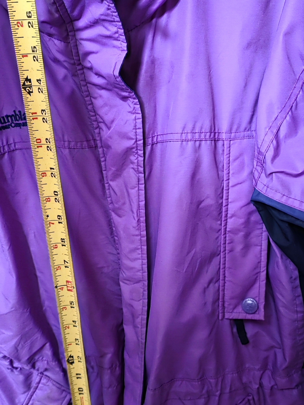 Columbia Vintage Long peak  Women’s Purple Outdoor Jacket - Picture 15 of 15